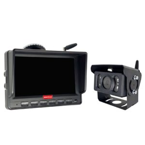 Wireless Rear Vision Kit – 7″ Monitor + Square Black Wireless AHD Camera
